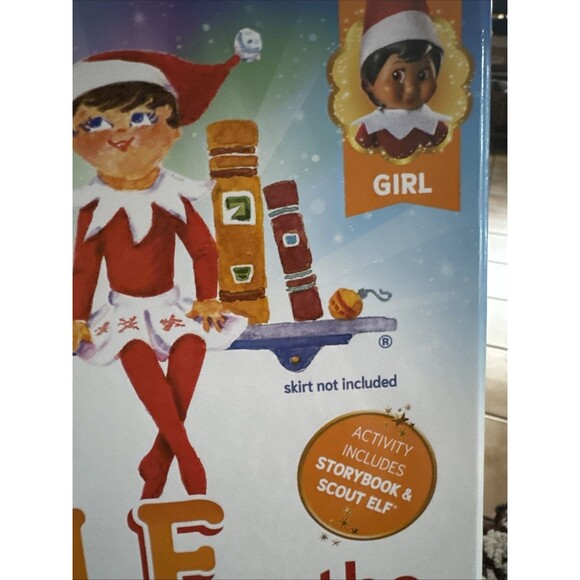 The Elf Of The Shelf Girl New In Box Brown Eyes, Book - Picture 2 of 9
